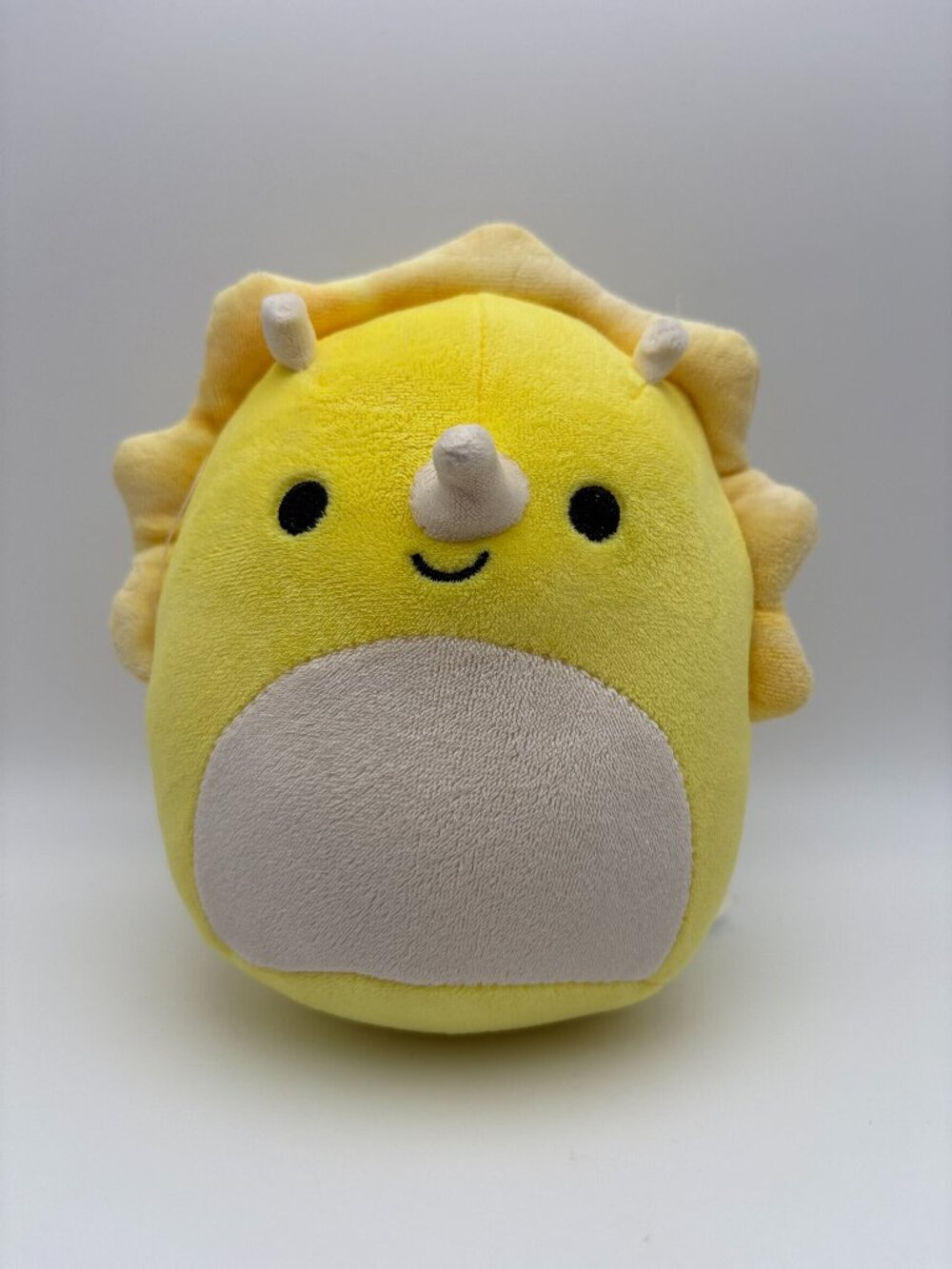Lancaster Squishmallows Mushroom 5” Yellow Triceratops Stuffie (SKU: 879TO)